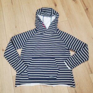 Womens Tennessee Hoodie Size M State of Mine Blue White Stripes Sweatshirt Logo